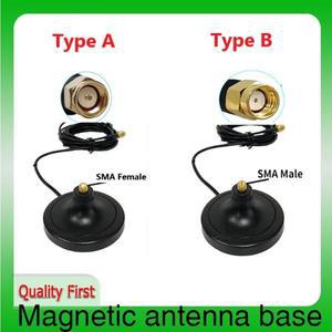 안테나 연장 케이블 RG174 마운트 RP-SMA 남성 IOT-여성 라우터 무선 네트워크 카드용 3M 마그네틱 베이스