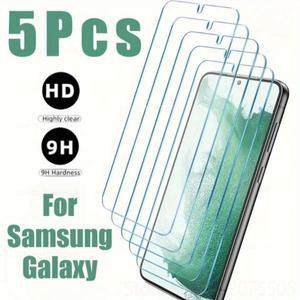 삼성 갤럭시 S25 울트라 S22 플러스 S20 S23FE 9H 스크린 보호필름 S24 S21 고화질 강화유리 5개