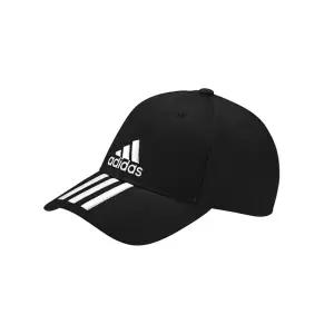 아디다스 3선 코튼볼캡 모자 블랙