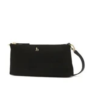 헤지스 액세서리 여성 24FW [스테디셀러] 블랙 단색 나일론 미니크로스백 WIWA4F707BK