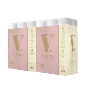 [VERA] 베라 4ZERO 무해력 플러스 3겹엠보싱 30M 30롤x2팩 부드럽고 도톰한 화장지