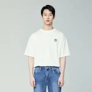 [버커루][COOLMAX] 남성 수피마 쿨맥스 와펜 루즈핏 R넥 TS(B222TS025P)