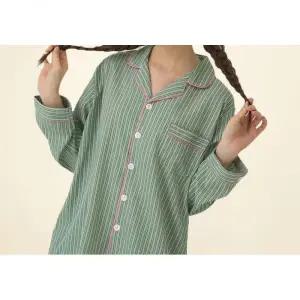 도씨 [해원 Pick] 실크핏 웬즈데이 긴팔 커플 잠옷 세트