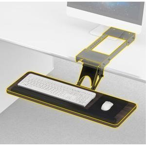 펀칭 수납 거치대 프린터기 슬라이더 책상 키보드 키보드트레이무타공 16MM 컴퓨터