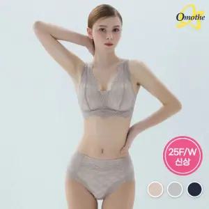 [무료배송+한정특가][25FW신상]오모떼 라벨라 후크형 엔젤레이스 브라렛 팬티 2종세트/택일