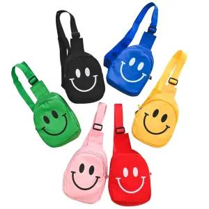 [위클] 키즈 스마일 슬링백 가방 선물