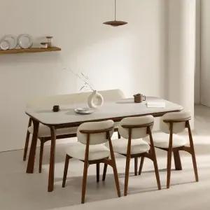 라움에스알 모드니 양면 세라믹 식탁 테이블 6인용 스퀘어 1800