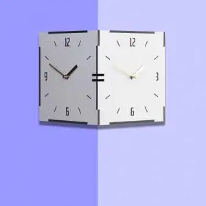양면 인테리어 무소음 벽시계 거실 사각 엔틱 벽걸이