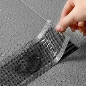 배수구 방충망 스티커 하수구 욕실 옥상 배수로 머리카락 화장실 배관 특대형 욕조 흡착 사각