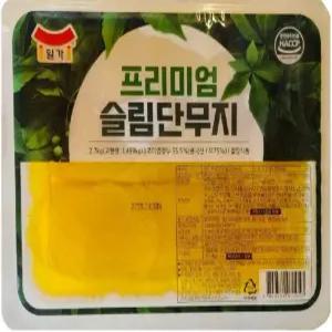 일가 프리미엄 슬림 단무지 2.7kg X 4개