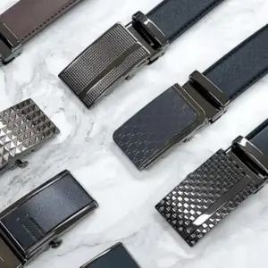 자동벨트 허리띠 소가죽 정장 남성 버클 국내 오피스 (WFJBH0X)