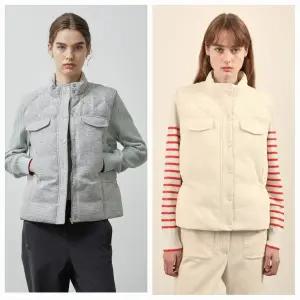 갤러리아 트위드 패딩 베스트 VVCKA4W9191