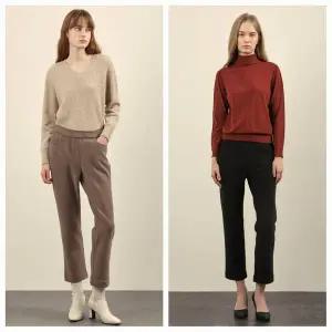 갤러리아 기모 밴딩 일자팬츠 VOBDL4W9441