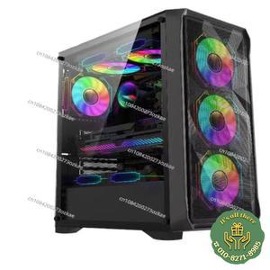 데스크톱 컴퓨터 호스트 I7i9/3060/3070 독특한 디스플레이 사무실 I5 E-스포츠 게임 수냉 풀 세트 24 년