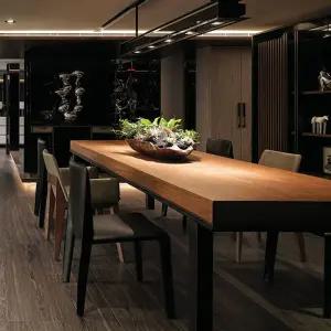 스타벅스테이블 8인용 원목식탁 업소용 카페 테이블