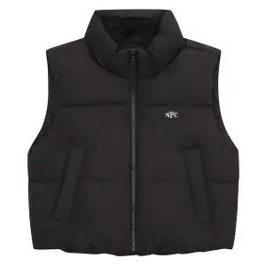 [소이] 여자 겨울이월 블랙크롭웰론조끼(23W0159)