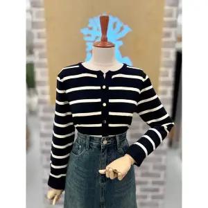 [레코브](하남점)스트라이프 배색 가디건(LC31E9KC526X)