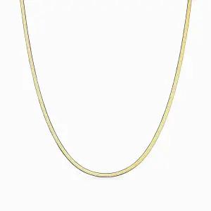 모아르 18K 칼렌 스네이크 체인 목걸이 대