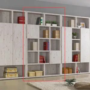 우아미가구 리나 1단도어 거실 5단 책장 1200