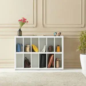 우아미가구 에빈 2단 정리 책꽂이 책장 1200