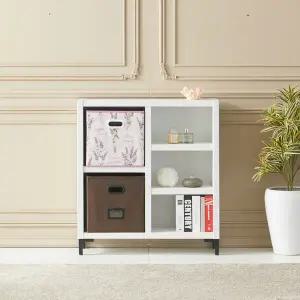 우아미가구 하리 깔끔 정리함 5칸 수납 책장 840