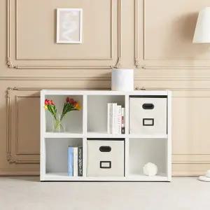 우아미가구 레피 수납정리함 멀티 2단 책장 1200