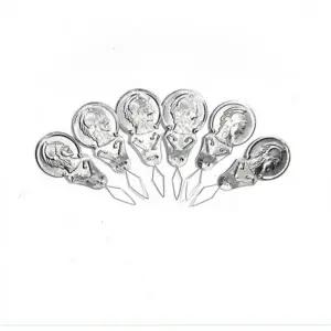 알루미늄 실꿰기 50개 가이드 바늘 장치 실꿰기 재봉