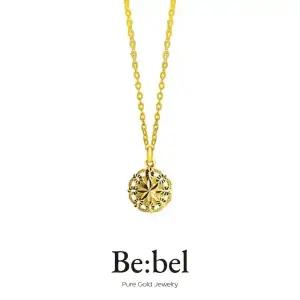 24K 순금 목걸이 7.5g(2돈) 여자 라운드 플라워 컷팅 비벨