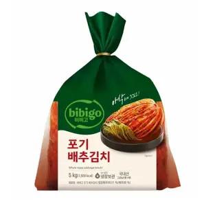 비비고 포기 배추김치, 5kg, 1개