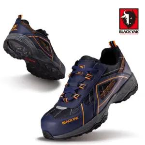블랙야크 발편한 안전화 볼넓은 발등보호 고급 현장 작업화 쿠션 편안한 산업용 YAK-402
