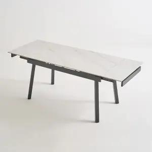 동서가구 캐빈 확장형 포세린 세라믹 식탁 테이블 1400-2000 DF645678