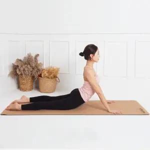 천연고무 코르크 요가매트 두께5mm/헬스매트 운동매트 스트레칭매트 필라테스매트
