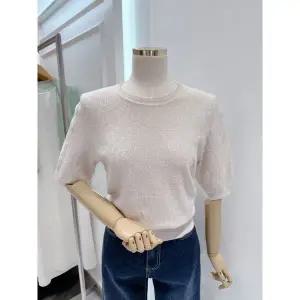 갤러리아 [ab.f.z] 레이스넥 자가드 반팔 니트(ATZ4QW33J)