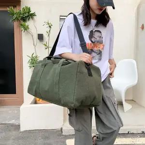 캔버스 여행용 보스턴백 대용량 수납 더플백 캠핑 빅사이즈 가방