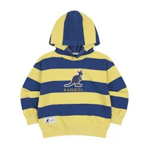 [롯데백화점]캉골 빅 로고 포인트 와이드 스트라이프 후디 RA 0201 블루 (ARACHT02010BU)