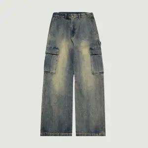 [행텐] 남성 히든밴딩 와이드 카고 데님팬츠_293(10480-055-606-10)