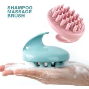 샴푸 마사지 브러쉬 셀프 스케일링 두피 헤어/지압/욕실/커버/각질/제거/머리감는솔/관리/스크럽/도구/탈모