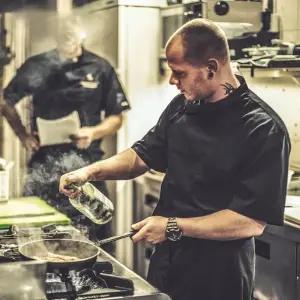 조리복 반팔 긴팔 쉐프복 한식 중식 일식 상의 고급 올 메쉬 위생복 조리사 호텔 셰프복