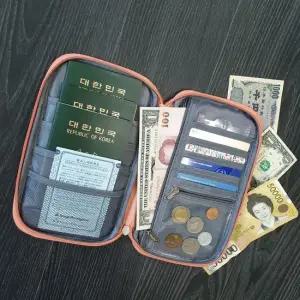 여행 지갑 생활방수 여권 홀더 트래블 케이스 여행파우치 여권파우치