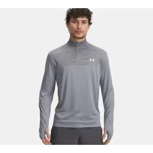 [언더아머](의정부점)6004963 035 그레이 Tech 유틸리티 기능성 테크티 반집업 긴팔 티셔츠 운동복 트...