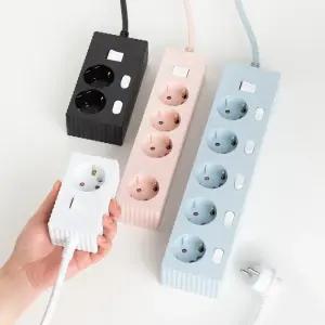 파워존 국산 웨이브 자동소화 멀티탭 2~6구 개별스위치