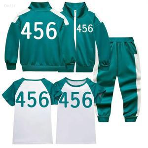 오징어 선수 성기훈 코스프레 의상 456 변장 할로윈 의상 남성 여성 소년