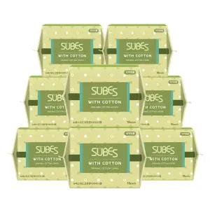 슈베스 위드코튼 유기농 순면커버 생리대 팬티라이너롱 18P x8팩