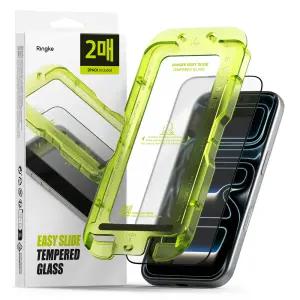 아이폰17 프로 액정 보호 필름 링케 이지슬라이드 강화유리 풀커버 2매