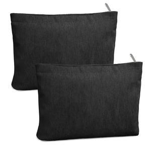 여성용 FITDON 2PCS 가방 지갑용 소형 메이크업 파우치 여행용 지퍼 세면도구 정리함