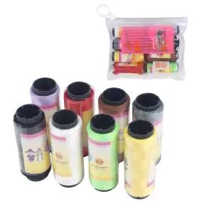 반짇고리 실바늘세트 8가지 컬러 혼수용 반짇고리 바느질 바늘 실