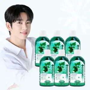 덴티스테 내츄럴 오랄린스 700ml 6개 대용량 가글