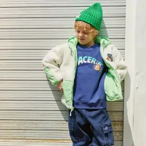 [보리보리/알로봇]2WAY플리스패딩(리버시블) _GN (13C2911601)