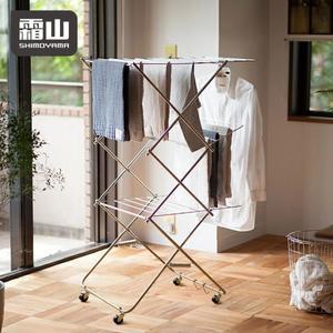 접이식 빨래 바퀴 금속 건조대 METAL