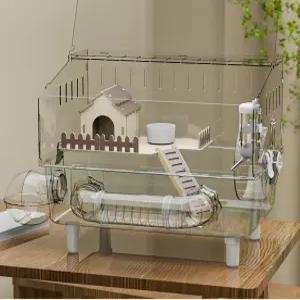 BUPA 햄스터케이지 골든 아크릴 투명 골든 하우스